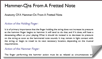 hammers-fretted-note